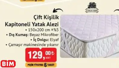 CASİLDA HOME ÇİFT KİŞİLİK  KAPİTONELİ YATAK ALEZİ